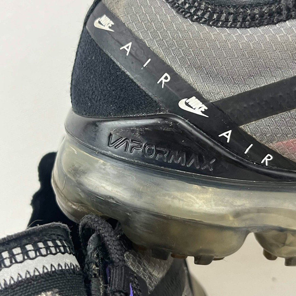 GUC Nike Air VaporMax 2019 GS Black Multi Sneakers Youth Size 4.5Y - Picture 7 of 11